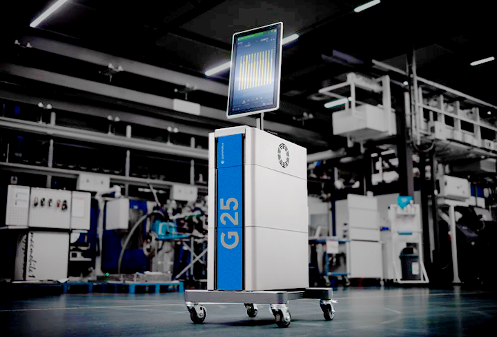 Everything on one page of the display: The G25 hot runner controller offers portrait-format ease of use